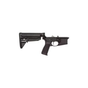 Bravo Company Semi-automatic Complete Lower, AR, 223 Rem/556NATO, Black Finish, BCMGUNFIGHTER Stock Mod 0, Fire Controls Marked SAFE and SEMI, BCMGUNFIGHTER Enhanced Trigger Guard, BCMGUNFIGHTER QD End Plate, BCMGUNFIGHTER Pistol Grip LRG-STK-MOD-0-BLK CALIBER 5.56 CONDITION New in Box FINISH PER COLOR Black MANUFACTURER PART NUMBER LRG-STK-MOD MODEL Mod3 TYPE Lowers UPC 812526020369