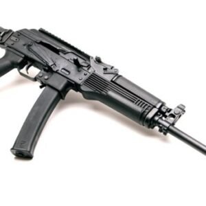 KR-9 RIFLE FEATURES The KR-9 is a US manufactured 9mm semi-automatic AK style rifle. It is based on the Russian Vityaz-SN submachine gun, has a 16.25” barrel and accepts 30 round double stack Kalashnikov USA magazines (10 round magazines are available). The KR-9 comes with a skeletonized style metal side folding stock, hinged top cover with attached Picatinny rail and a 1/2”-28 threaded flash suppressor.