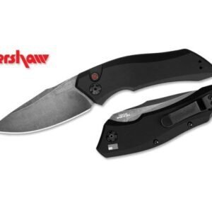 Kershaw Launch 1 Automatic Push Button Knife – 3.4″ Plain Drop-Point Blade