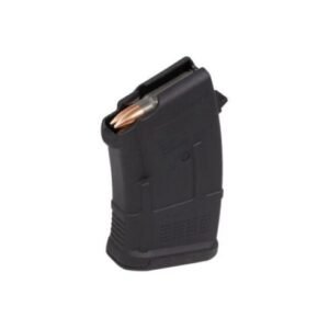 MAGPUL PMAG 10 AK/AKM MOE MAGAZINE – 10 ROUNDS/BLACK •Lightweight impact/crush resistant polymer construction •Designed for Kalashnikov pattern rifles (AK-47 AKM AKS & others) in 7.62x39mm •Constant-curve internal geometry for smooth feeding •Anti-tilt self-lubricating follower for increased reliability •Long-life stainless steel spring •Ribbed gripping surface & aggressive front/rear texture for positive mag. handling •Paint pen dot matrix panels on bottom for identification marking •Flared removable floorplate aids mag. handling & disassembly yet is slim enough for use w/most pouches •Made in the USA •NOTE: ITAR (International Traffic in Arms Regulations) controlled product