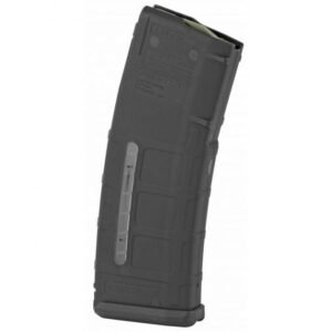 PMAG® 30 GEN M2 MOE® – 30 Round AR Magazine in Black with Window The view window lets you see how many rounds remain in your AR15 magazine at a glance. Features include: Optimized for use with Colt-spec AR15/M4 firearms Impact and crush resistant polymer construction Constant-curve internal geometry for smooth feeding Anti-tilt, self-lubricating follower for increased reliability USGI-spec stainless steel spring for corrosion resistance and field compatibility Textured gripping surface and flared floorplate for positive magazine handling and easy disassembly PMAG 30 Round Magazine for AR15 Review PERFECT FIT FORM AND FUNCTION GREAT QUALITY GREAT PRODUCT IT FIT MY NEW RIFLE LIKE A GLOVE, GREAT JOB GrabAgun YOU GUYS ARE GREAT KEEP-UP THE GOOD WORK. THANKS A BUNCH. REVIEW BY MICHAEL / (POSTED ON 6/30/17) Buy several PMAG 30 round AR15 magazines and stock up on 223 ammo with flat rate shipping. Add to cart with confidence.