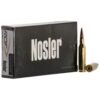 Nosler Match Grade ammo is an excellent choice for competitive and recreational shooting applications. This fantastic ammunition is well known to provide excellent results, delivering excellent accuracy and reliability. Nosler Match Grade 260 Remington ammunition features 130 grains and is positive functioning with great accuracy.