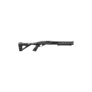 Remington Model 870 Tac-14 Black 12 Gauge Features Small in size but huge on home defense capability, the Model 870 TAC-14 delivers devastating, threat-stopping power to protect your home and family. Featuring legendary Model 870 reliability, a Magpul M-Lock forend, and a Mesa Tactical arm brace. The 870 Tac-14 is classified as fully-compliant by the ATF, so this model requires no Tax Stamp for transfers. Be sure to check local laws to determine further compliance. Remington Model 870 Tac-14 Black 12 Gauge Specifications: