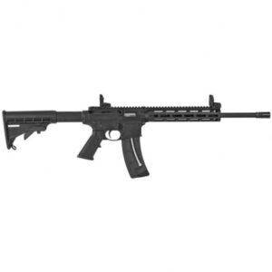 461.00 The Smith & Wesson M&P 15-22 Sport is a fun semi-automatic rifle that’s well-suited for both target shooting and small-game hunting. This rifle features a 10-inch M&P slim handguard with a Magpul M-Lok system that allows it to be easily customized with accessories without the need to remove the handguard. Removable Magpul MBus front and rear folding sights are lightweight and durable for enhanced simplicity and performance.