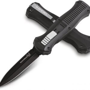 425.29 For tactical and daily use, few knives come close to the quality, stability, and fast action of the Benchmade 3300 Infidel. Featuring a quick OTF (Out The Front) double action, a deep-carry MALICE clip (MOLLE Compatible), and a plain edge blade, this will be your favorite daily carry knife in no time at all. Grab your own for the best value online from us today!