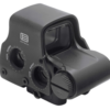 EXPS2 Features The EXPS2 offers true 2-eyes-open shooting and provides an unparalleled targeting experience. The increased height of the EXPS provides iron sight co-witness access in the lower third of the viewing window. It features easily adjustable side buttons and a quick-detach lever (fits both 1″ Weaver and MIL-STD-1913 rail). It has a transversely-mounted lithium 123 battery which operates for 600 continuous hours at nominal setting 12 at room temp. The 20 brightness settings and a scrolling feature. The EXPS reticle has a 68 MOA circle with a 1 MOA dot. EXPS2 Specifications Model: EXPS2 Magnification: 1x Proofs: Water Resistant / Fog Proof Reticle: 68 MOA Ring / Red Dot Battery: CR123A Dot Size: 1 MOA Eye Relief: Unlimited Length: 3.80″ Mount Type: Picatinny / Weaver Weight: 11.20 oz