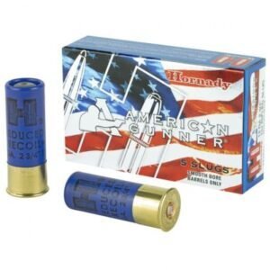 Hornady American Gunner delivers a reliable and durable load with high velocity. Each box contains 5 shells of 12GA with rifled slugs and a length of 2.75 inches. Stock up with flat-rate shipping today from us.