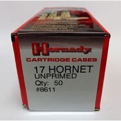 50 ct. Box Hornady’s brass cases offers re-loaders excellent uniformity in wall thickness, weight, and internal capacity. The cases allow proper seating of the bullet, not only in the case, but in the chamber as well.
